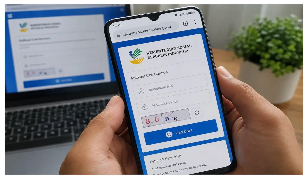 cara cek bansos lewat HP