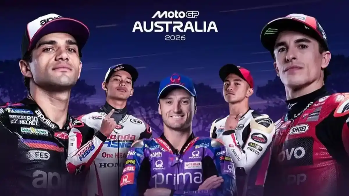 Hasil lengkap sprint race MotoGP Australia 2026