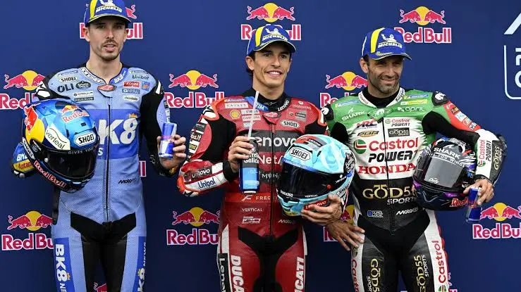 Podium sprint race MotoGP Australia 2026
