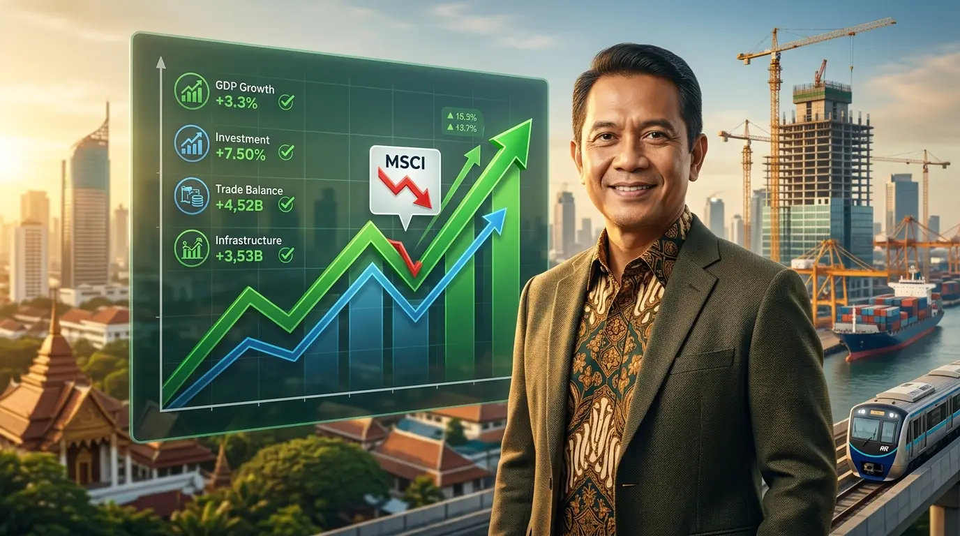 Status MSCI Bukan Kiamat, Ekonomi RI Tetap Kuat
